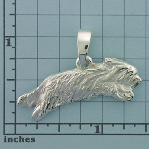 Modal Additional Images for Bearded Collie Pendant - SBCOL505