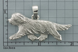 Modal Additional Images for Bearded Collie Pendant - SBCOL506