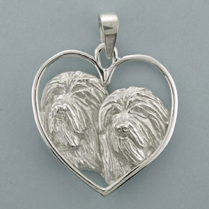 (image for) Bearded Collie Pendant - SBCOL509