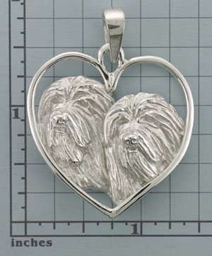 Modal Additional Images for Bearded Collie Pendant - SBCOL509
