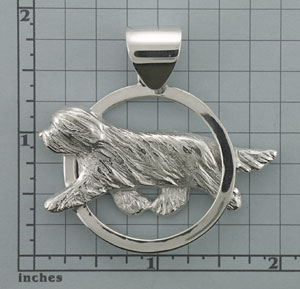 Modal Additional Images for Bearded Collie Pendant - SBCOL516