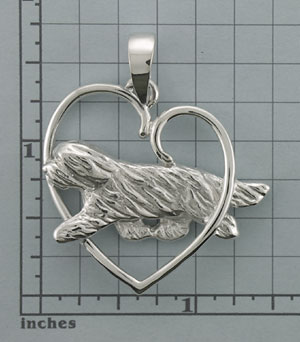 Modal Additional Images for Bearded Collie Pendant - SBCOL517