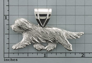 Modal Additional Images for Bearded Collie Pendant - SBCOL520