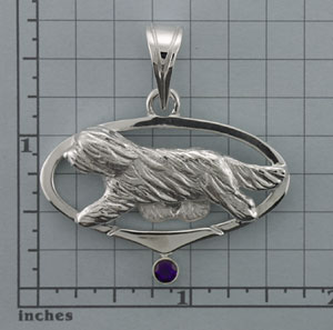 Modal Additional Images for Bearded Collie Pendant - SBCOL536