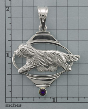 Modal Additional Images for Bearded Collie Pendant - SBCOL538