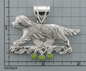 Modal Additional Images for Bearded Collie Pendant - SBCOL550