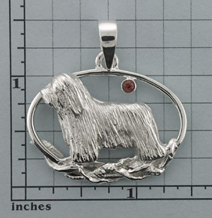 Modal Additional Images for Bearded Collie Pendant - SBCOL551