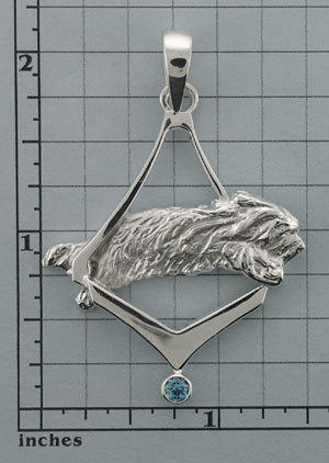 Modal Additional Images for Bearded Collie Pendant - SBCOL553