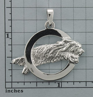 Modal Additional Images for Bearded Collie Pendant - SBCOL557