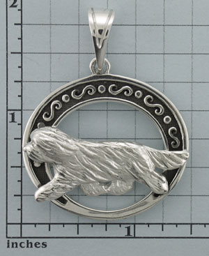Modal Additional Images for Bearded Collie Pendant - SBCOL567