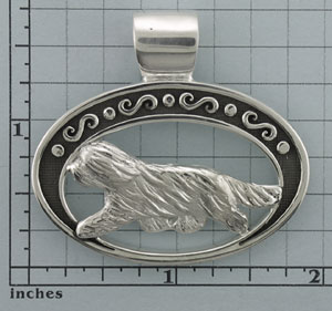 Modal Additional Images for Bearded Collie Pendant - SBCOL568