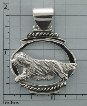 Modal Additional Images for Bearded Collie Pendant - SBCOL574
