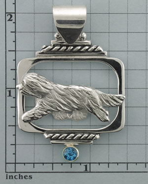 Modal Additional Images for Bearded Collie Pendant - SBCOL575