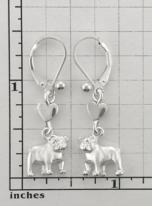 Modal Additional Images for Bulldog Earrings - SBULL503