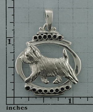 Modal Additional Images for Norwich Terrier Pendant  - SNORW506