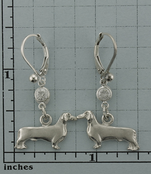Modal Additional Images for Dachshund, Smooth Earrings - SDCHS506