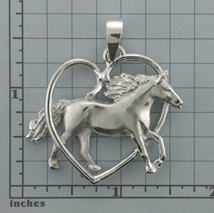 Horse, Equine Pendant - SEQU500