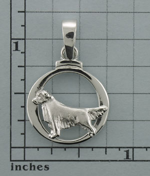 Modal Additional Images for Golden Retriever Pendant - SGOLD531