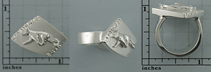 Modal Additional Images for German Shepherd Dog Ring - SGSD621