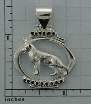 Modal Additional Images for German Shepherd Dog Pendant - SGSD636