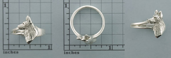 Modal Additional Images for German Shepherd Dog Ring - SGSD502