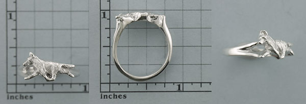 Modal Additional Images for German Shepherd Dog Ring - SGSD550