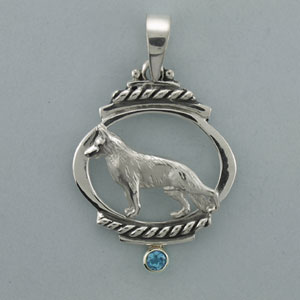 (image for) German Shepherd Dog Pendant - SGSD599