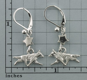 Modal Additional Images for German Shepherd Dog Earrings - SGSD603