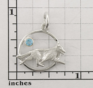 Modal Additional Images for German Shepherd Dog Pendant - SGSD612
