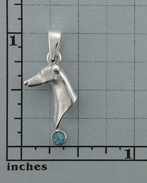 Modal Additional Images for Greyhound Pendant - SGREY501