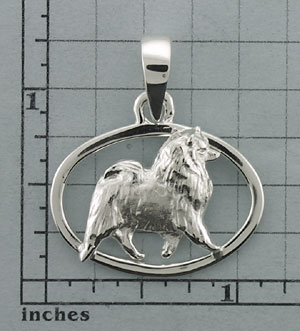 Keeshond Pendant - SKEES108 - Click Image to Close