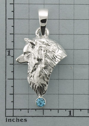 Keeshond Pendant - SKEES116 - Click Image to Close