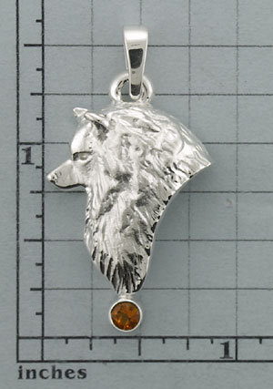 Keeshond Pendant - SKEES118 - Click Image to Close