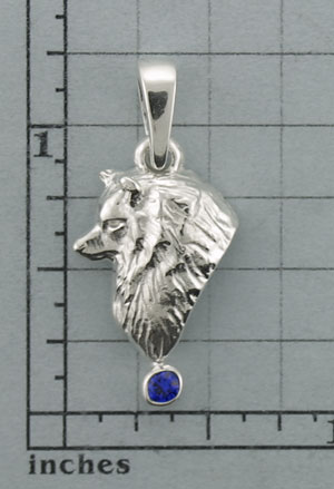 Keeshond Pendant - SKEES120 - Click Image to Close