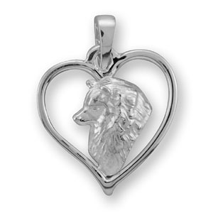 Keeshond Pendant - SKEES124 - Click Image to Close