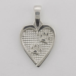 Silver Paws Pendant - SPAW508 - Click Image to Close