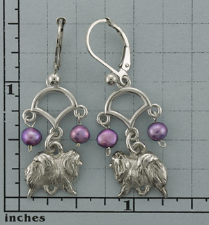 Modal Additional Images for Pomeranian Earrings - SPOM502