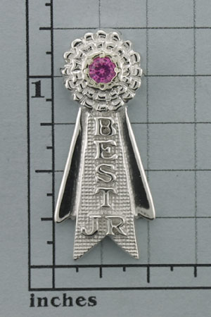 Modal Additional Images for Silver Ribbons Brooch - SRIB503
