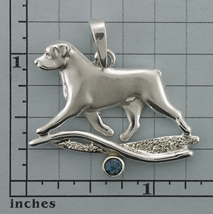 Modal Additional Images for Rottweiler Pendant - SROTT566